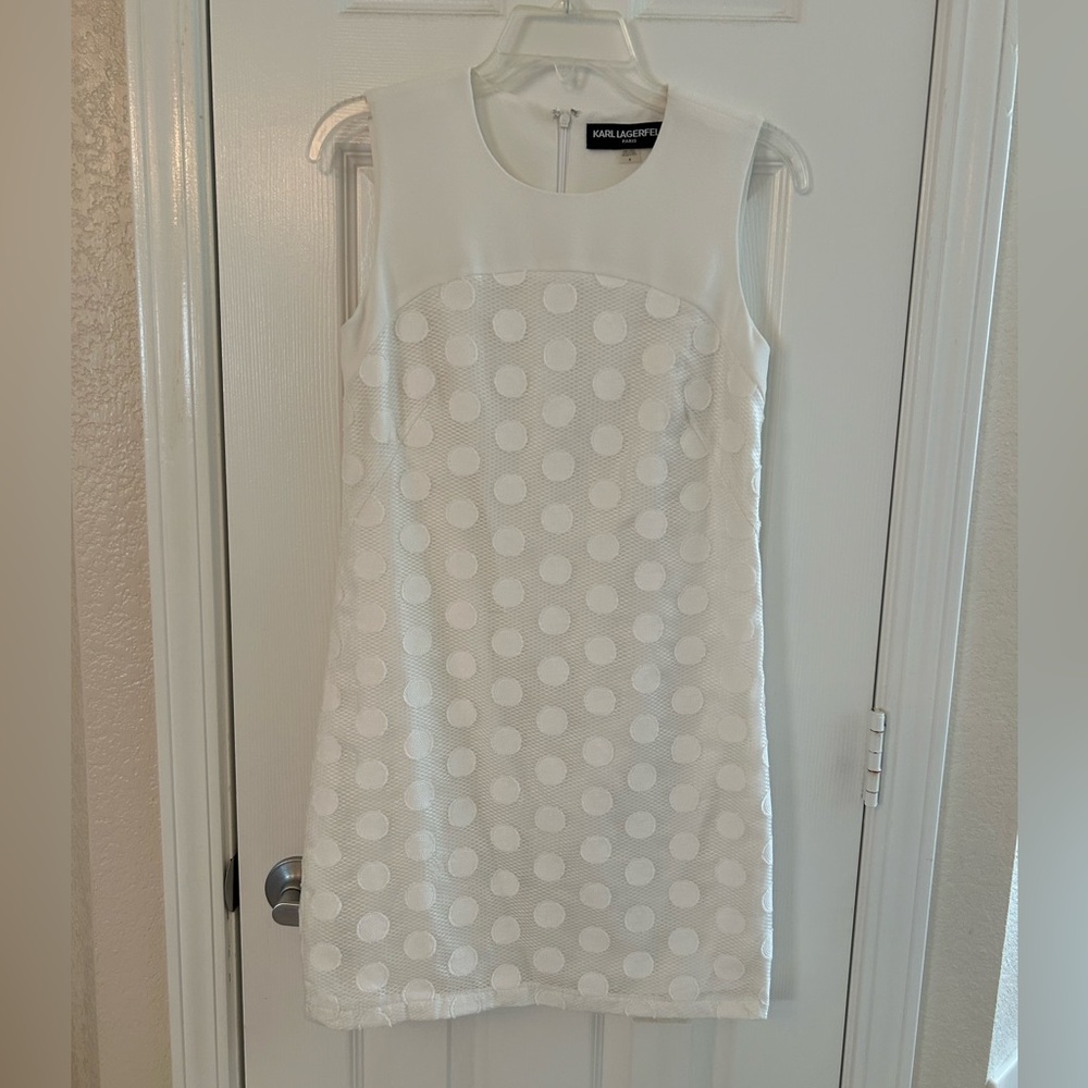 🌺 Like new Karl Lagerfeld dress Size 4, Altered for Petite Fit